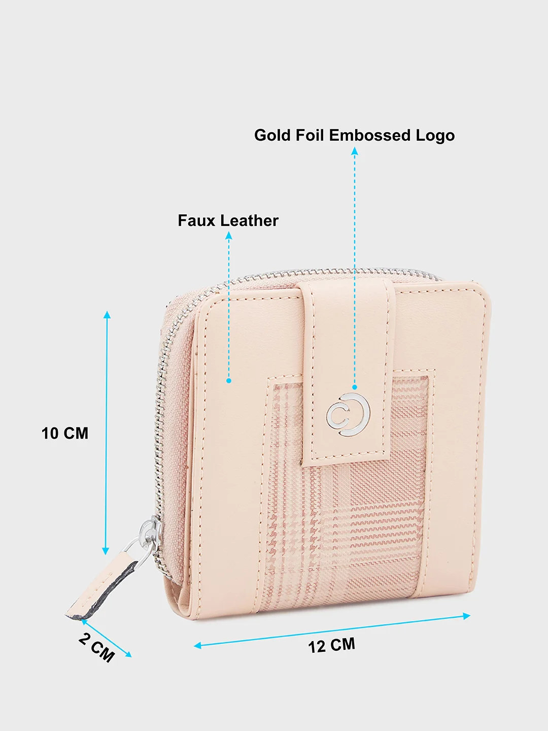 Caprese Avery Small Blush Wallet - Image 9