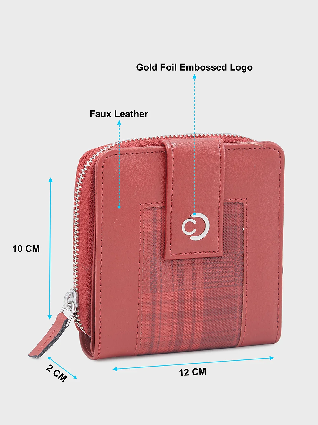 Caprese Avery Small Bordeaux Wallet - Image 11