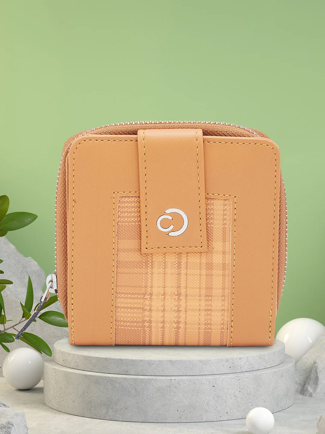 Caprese Avery Small Tan Wallet