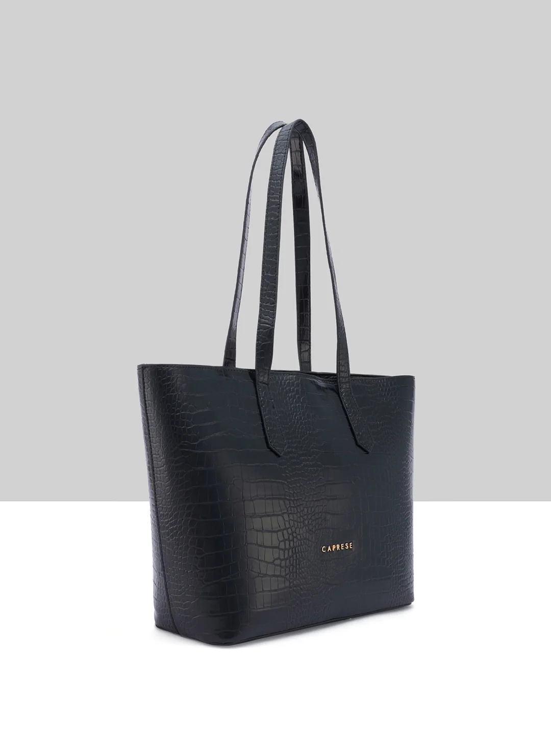 Caprese Aza Large Black Laptop Tote Bag - Image 13