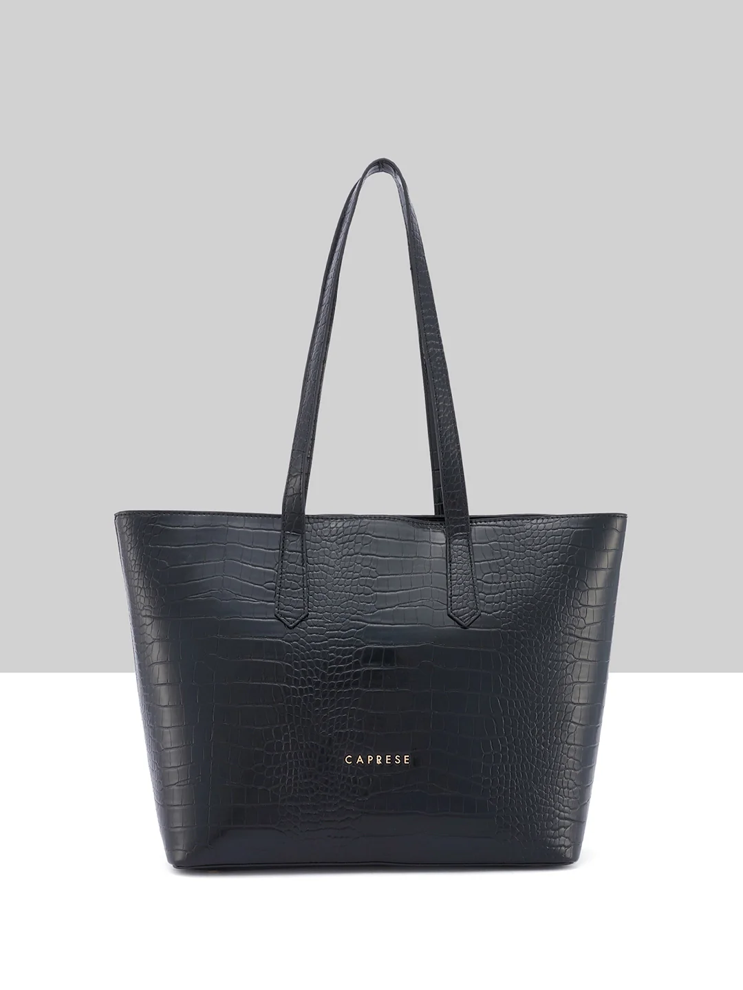 Caprese Aza Large Black Laptop Tote Bag - Image 2