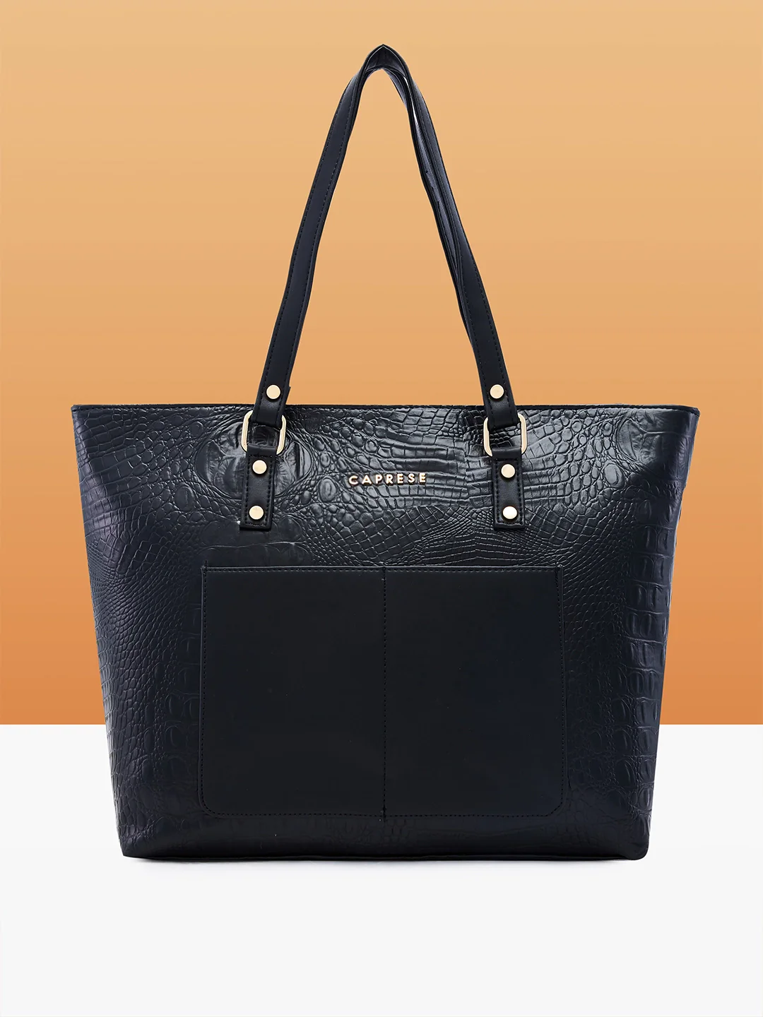 Caprese Azzura Large Black Laptop Bag