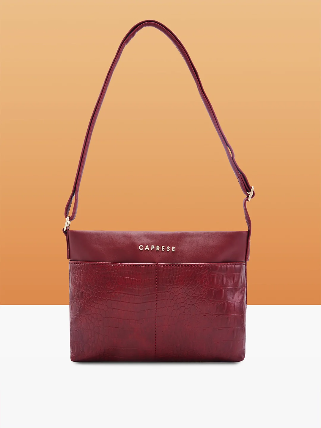 Caprese Azzura Medium Maroon Sling Bag