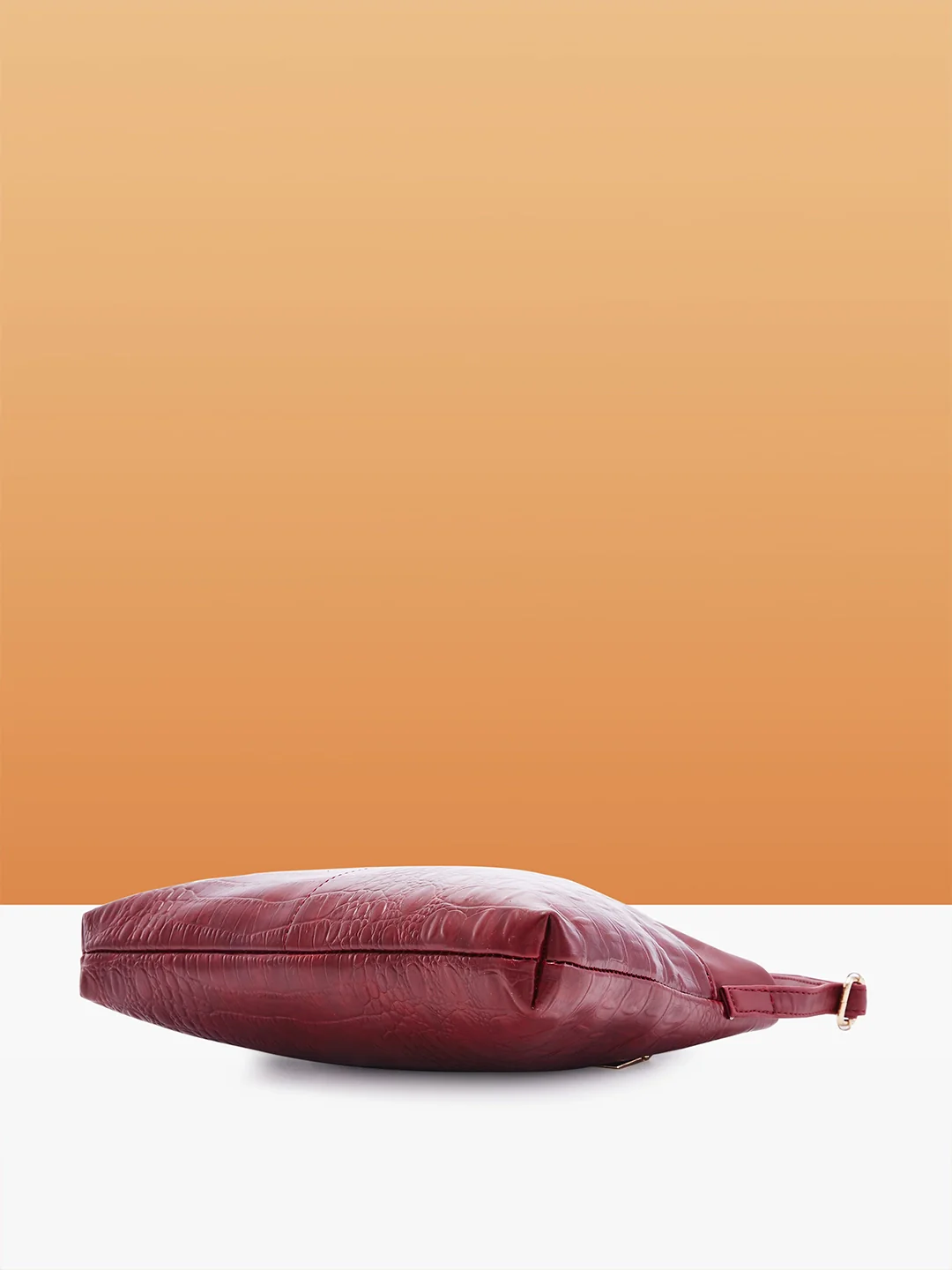Caprese Azzura Medium Maroon Sling Bag - Image 5