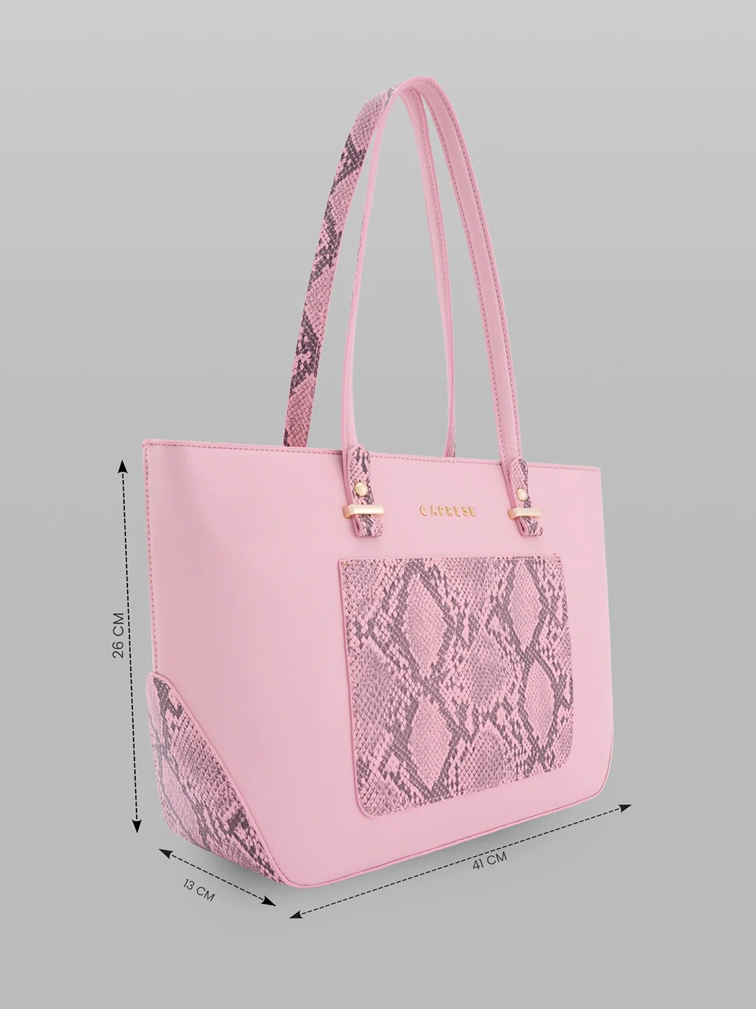 Caprese Bambi Large Blush Tote Bag - Image 7