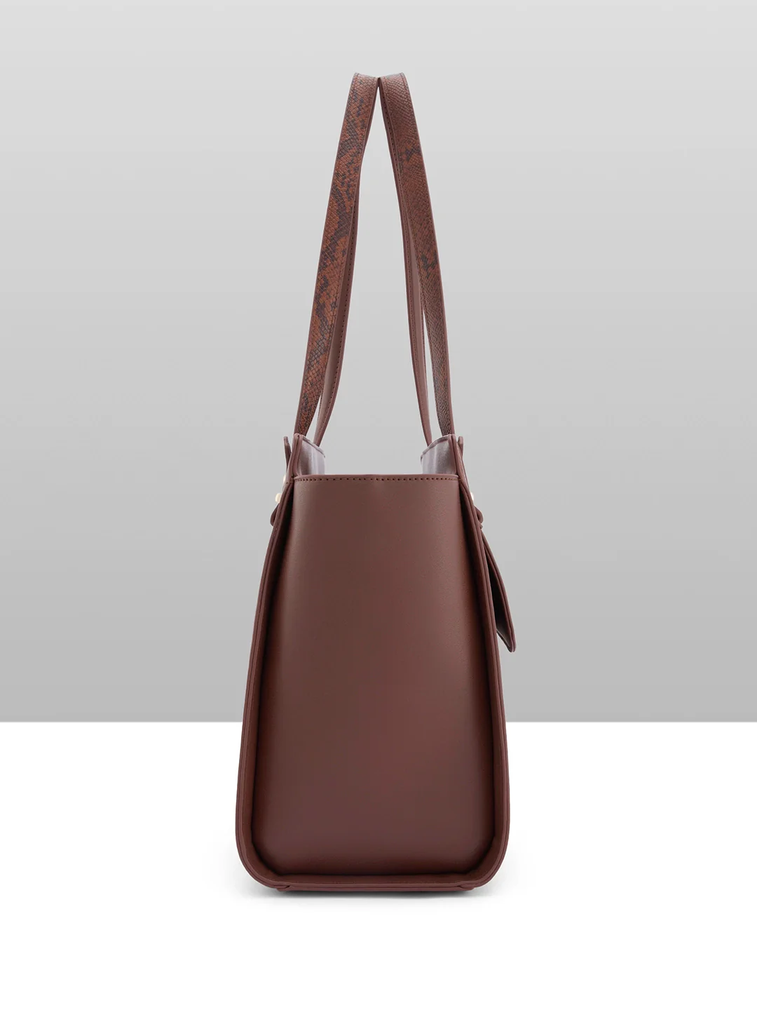 Caprese Bambi Large Brown Satchel Bag - Image 9