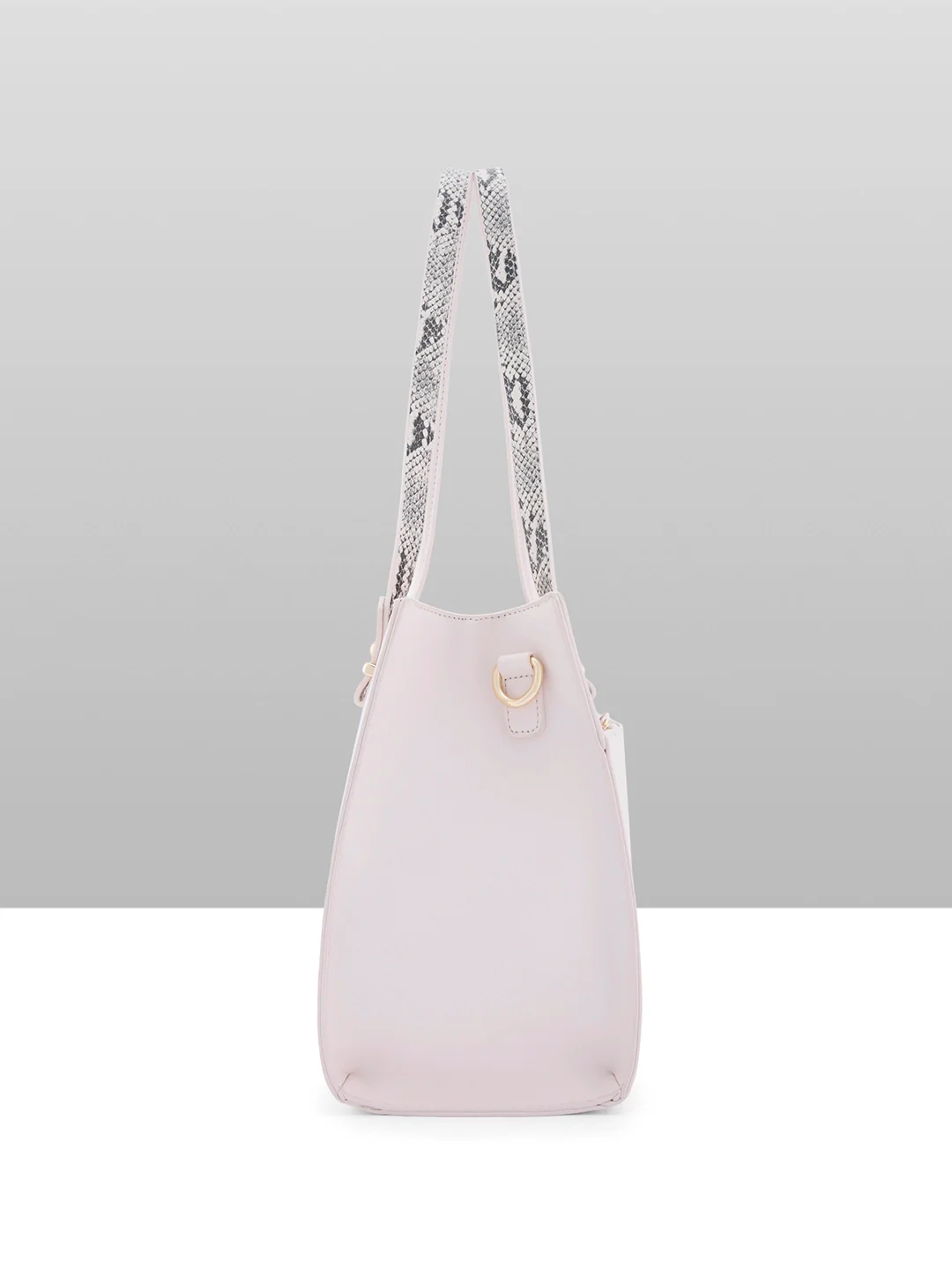 Caprese Bambi Medium Beige Satchel Bag - Image 11