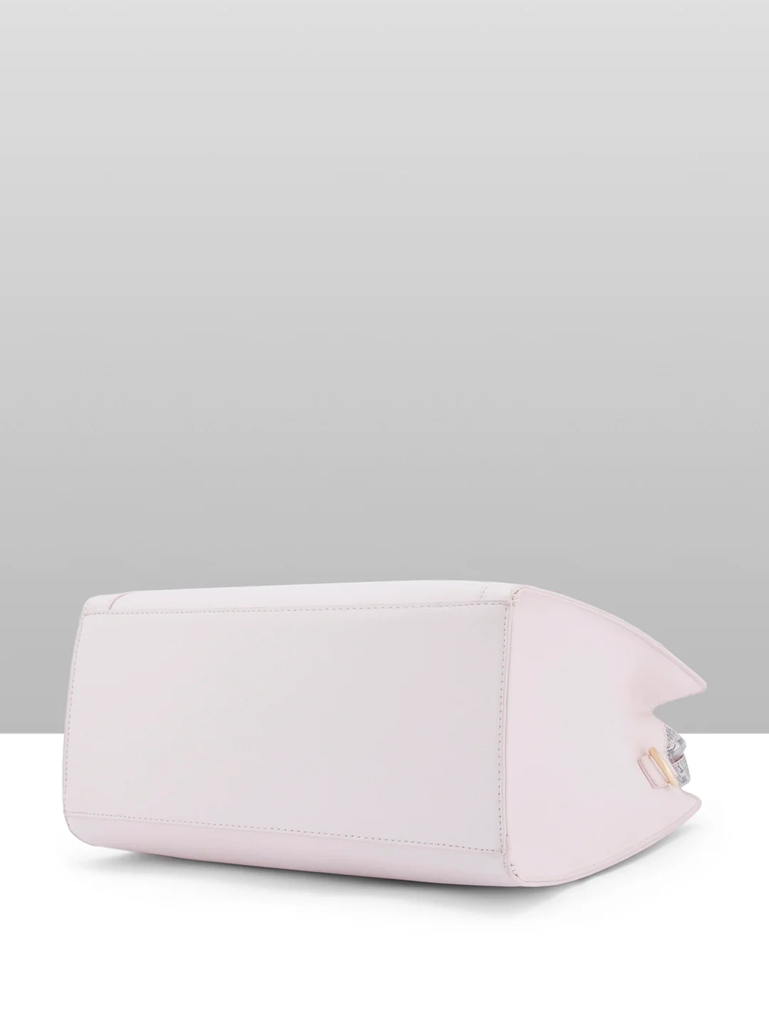 Caprese Bambi Medium Beige Satchel Bag - Image 12