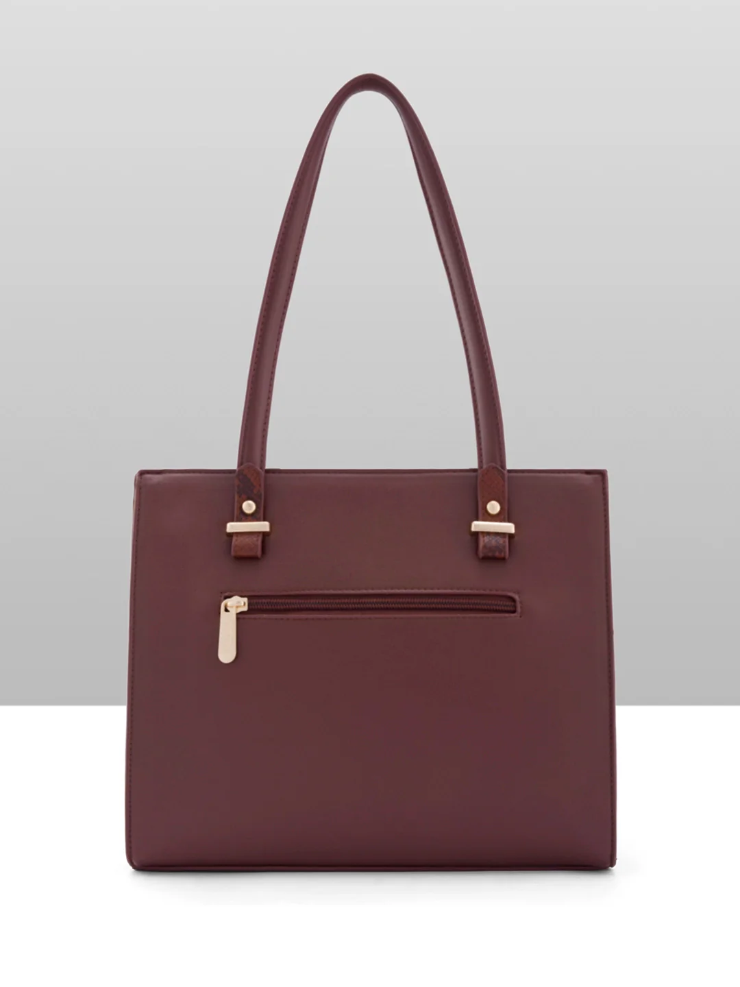 Caprese Bambi Medium Brown Satchel Bag - Image 8