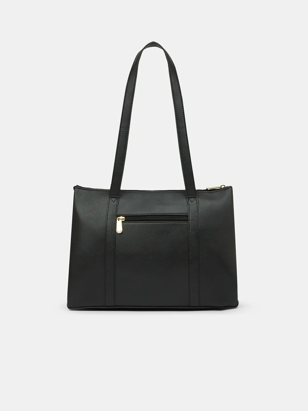 Caprese  Basil Small Black Tote Bag - Image 4