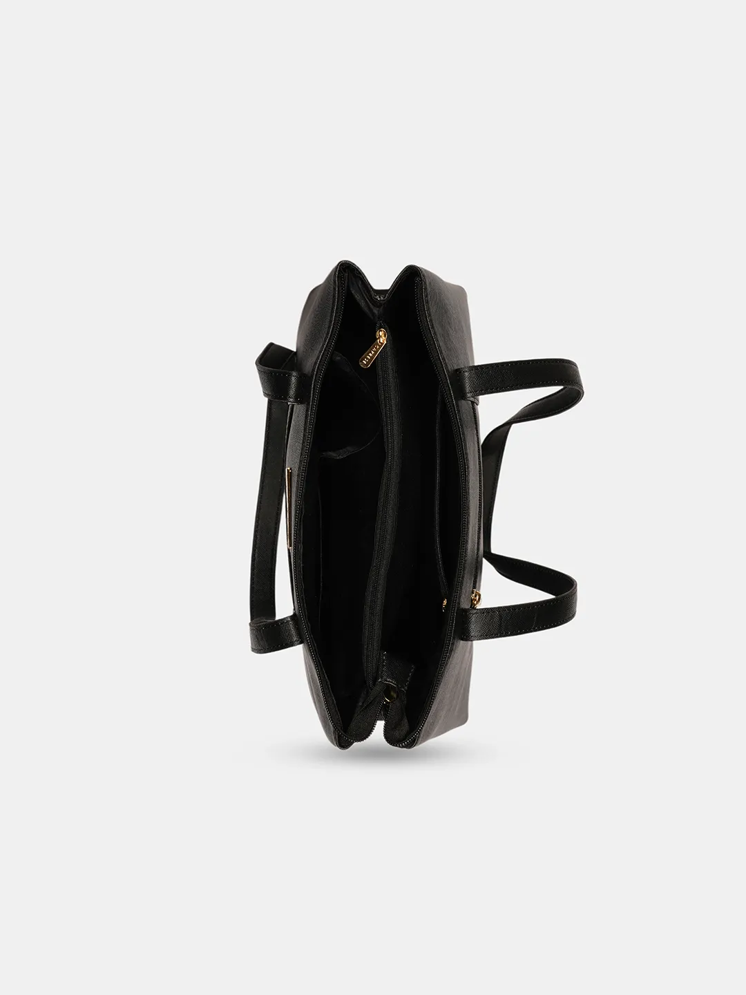 Caprese  Basil Small Black Tote Bag - Image 6