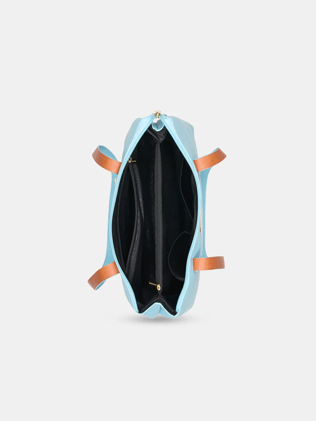 Caprese  Basil Small Powder Blue Tote Bag - Image 6