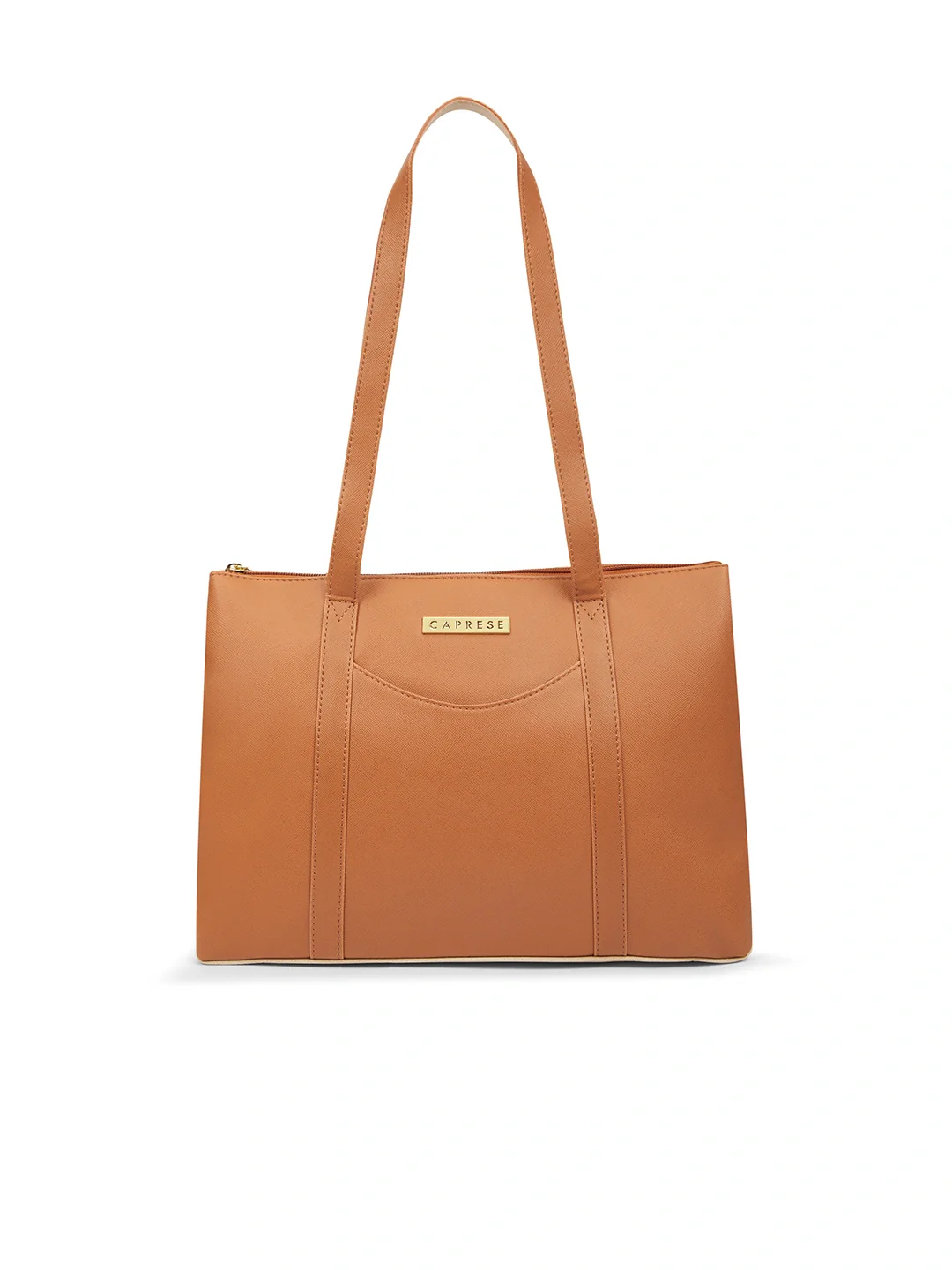 Caprese Basil Small Tan Tote Bag