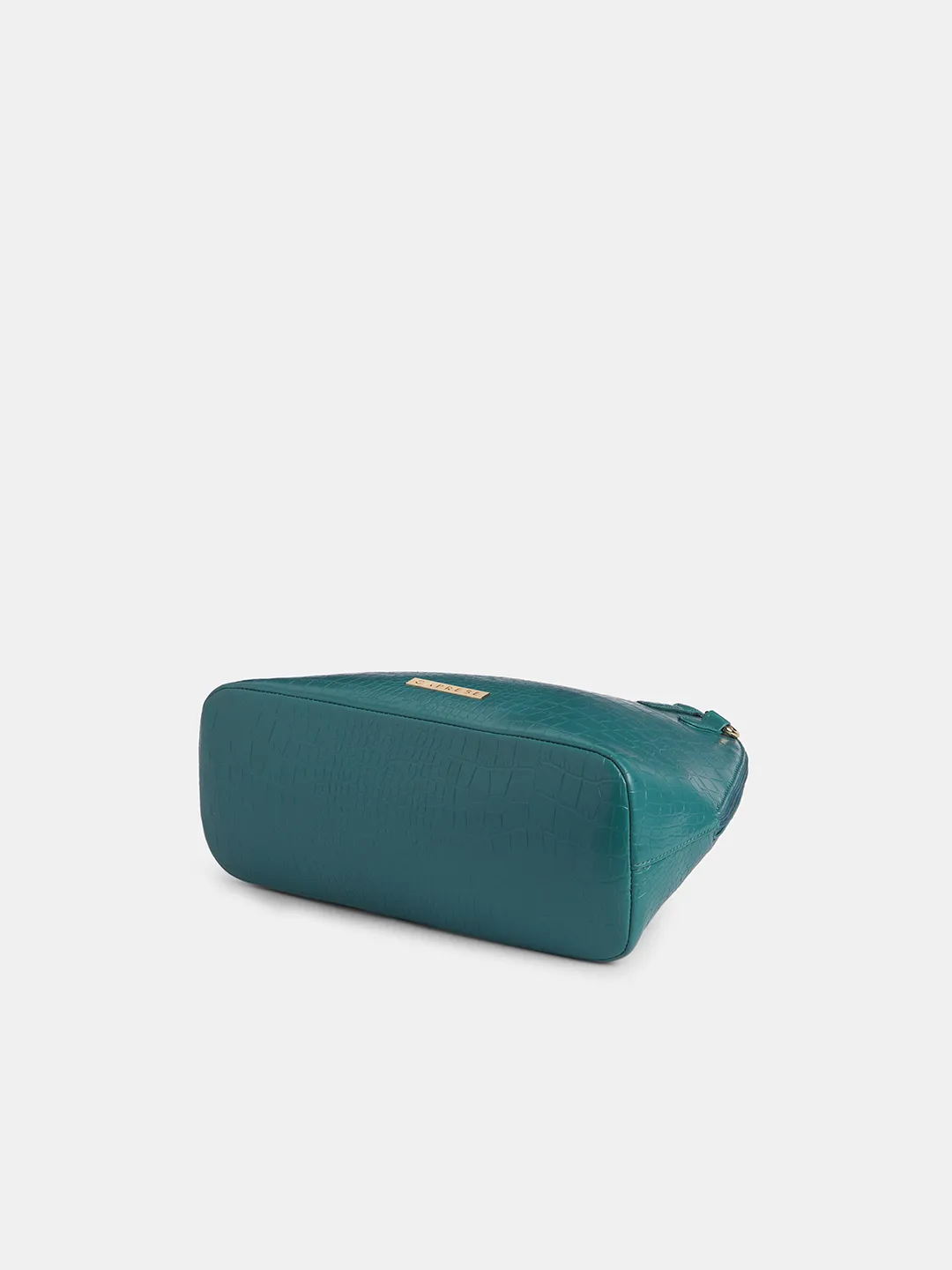 Caprese Basil Small Teal Satchel Bag - Image 6