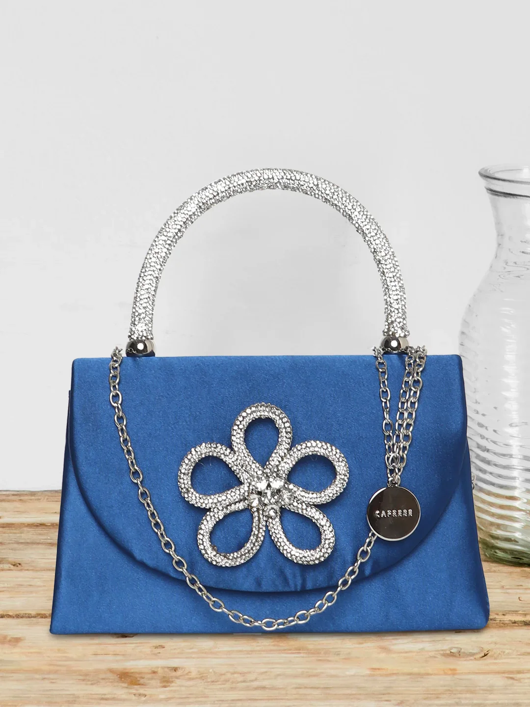 Caprese Bella Small Blue Clutch - Image 2