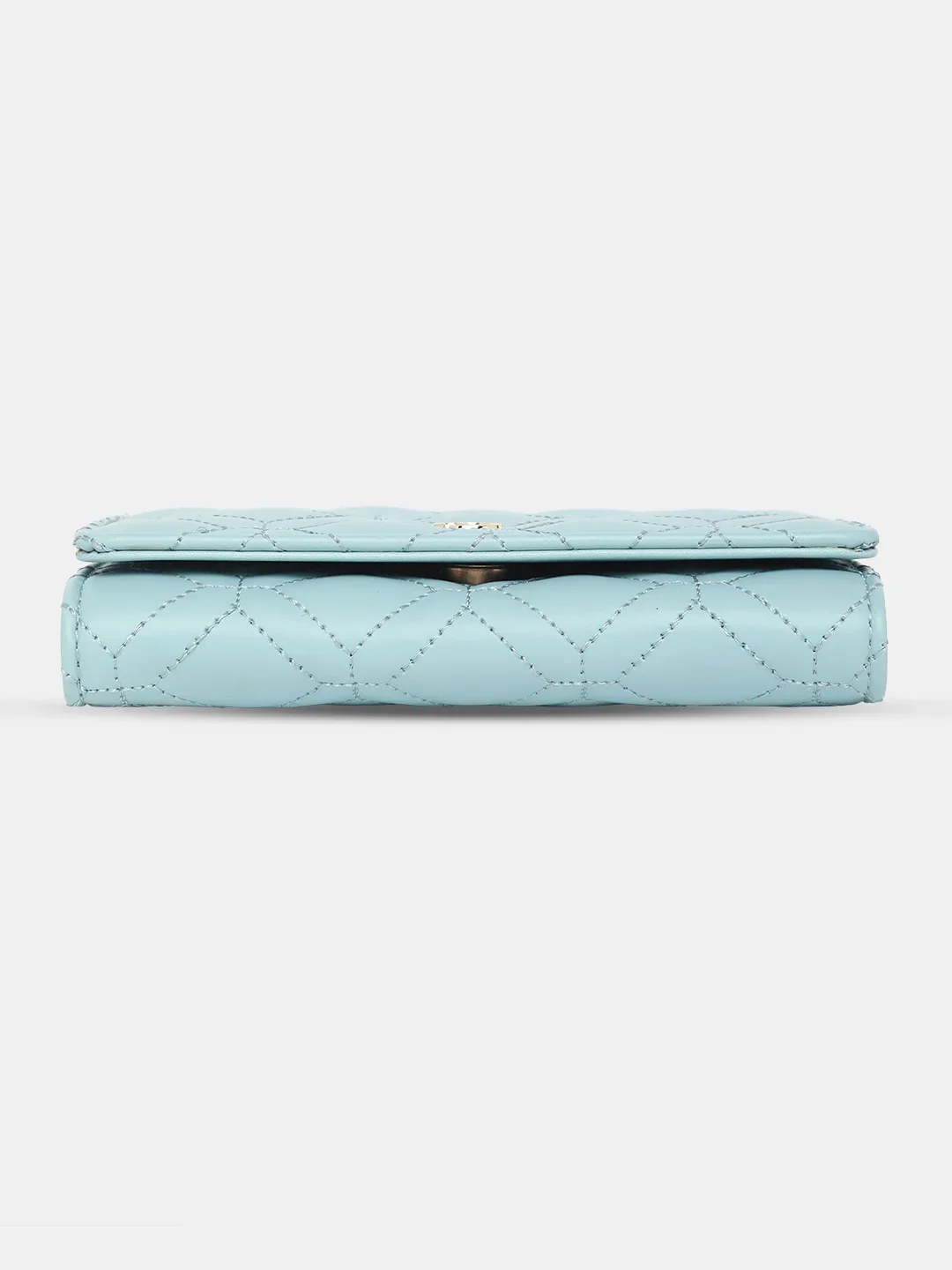 Caprese Berdine Large Blue Flapover Wallet - Image 9