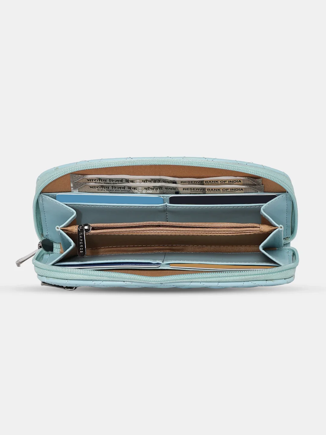 Caprese Berdine Small Light Blue Sling Bag - Image 10