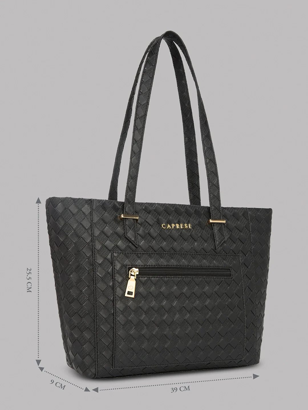 Caprese Birdy Medium Black Tote Bag - Image 15