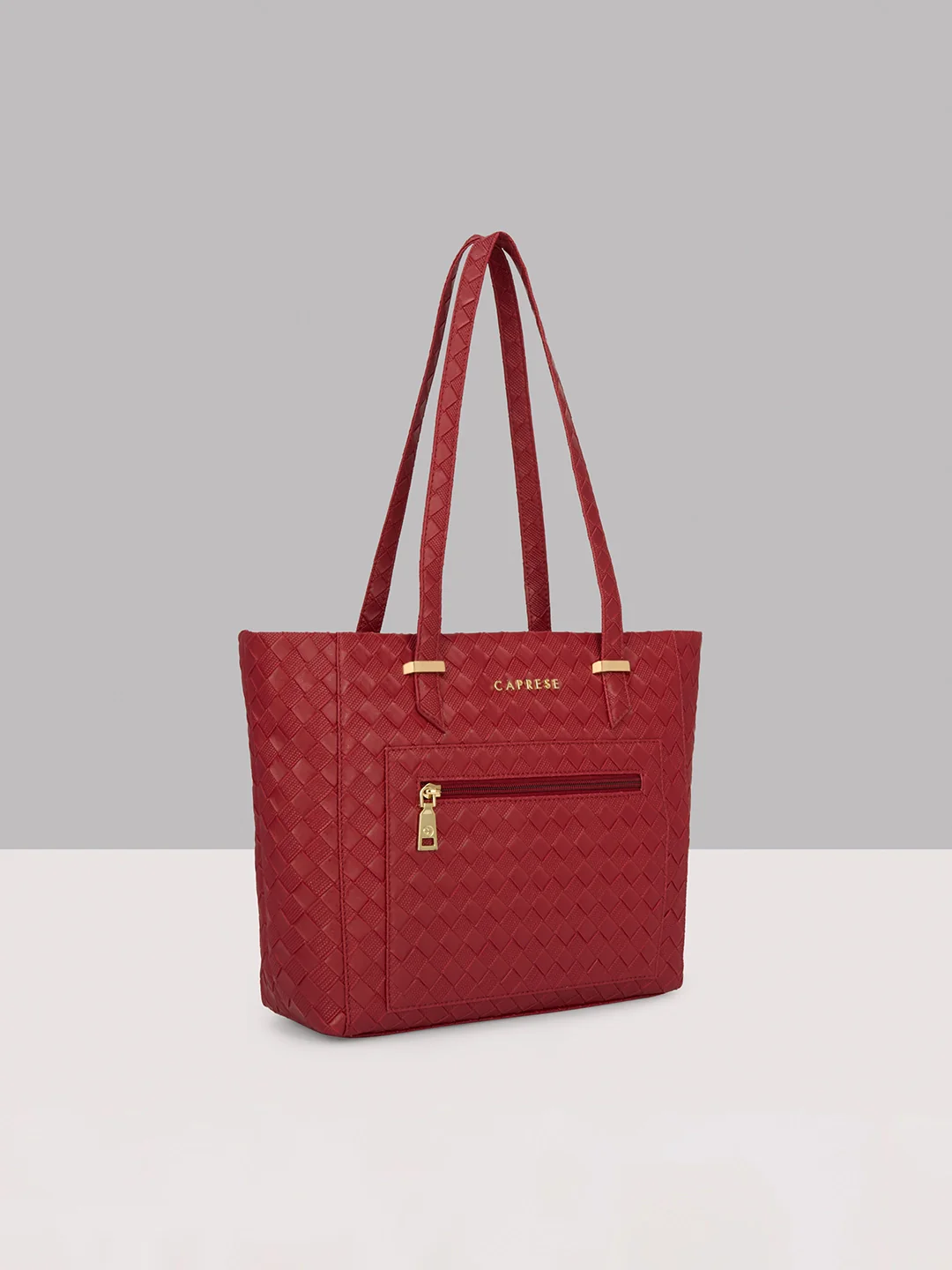 Caprese Birdy Medium Cherry Red Tote Bag - Image 3