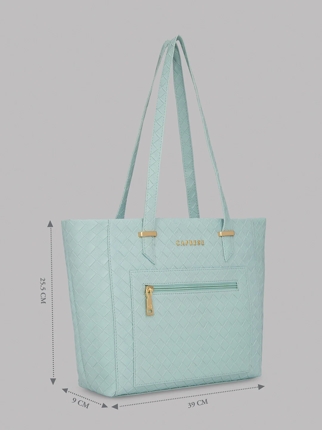 Caprese Birdy Medium Powder Blue Tote Bag - Image 15