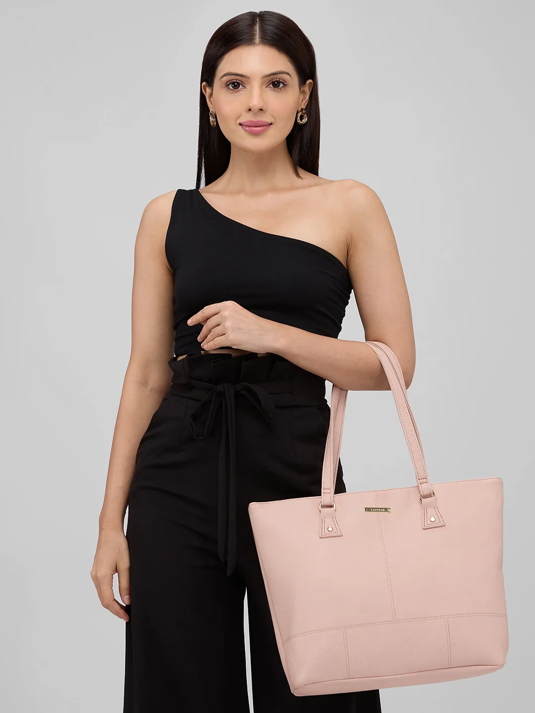 Caprese Blake Medium Pink Satchel Bag - Image 10