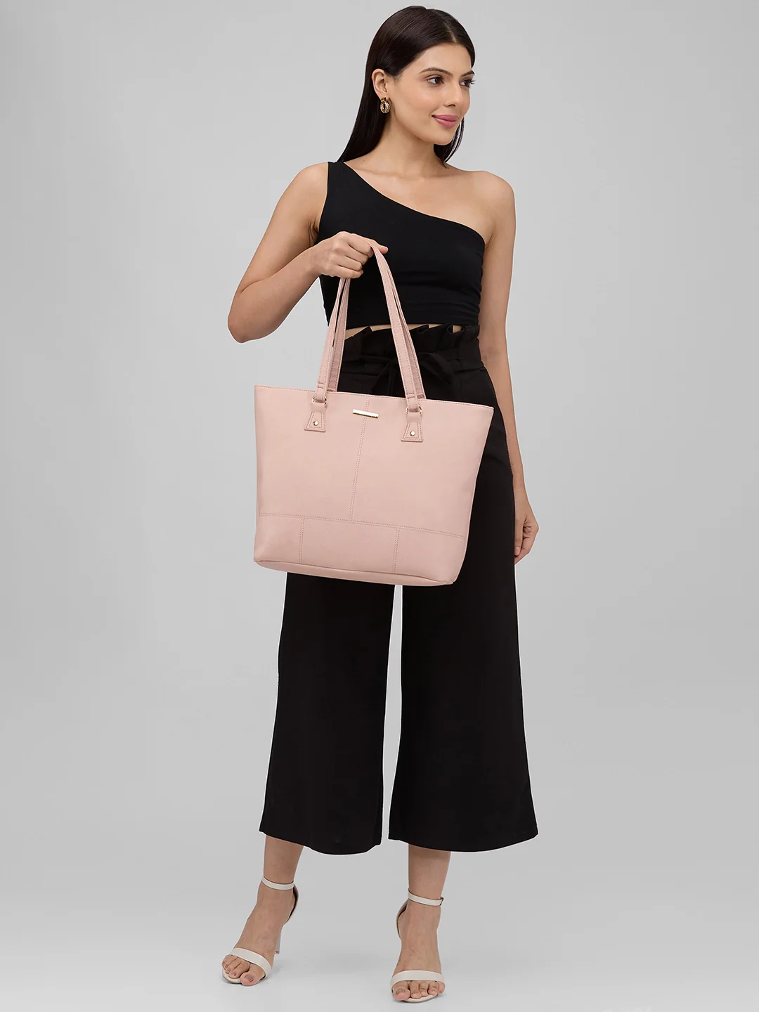 Caprese Blake Medium Pink Satchel Bag - Image 2