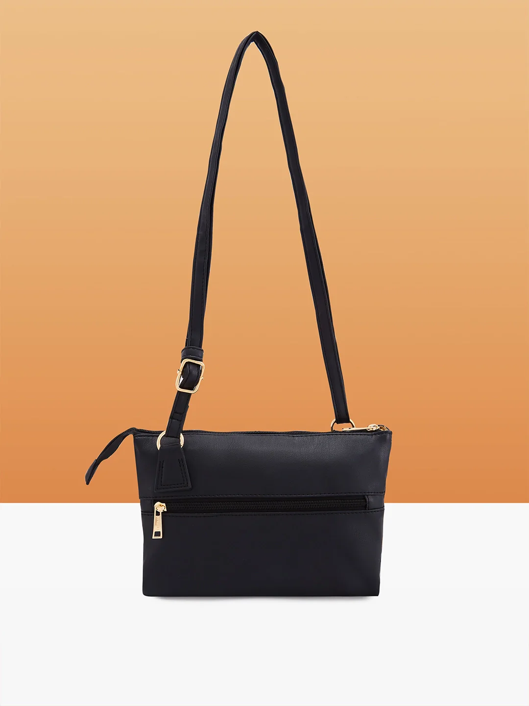 Caprese Blake Large Black Sling Bag - Image 5