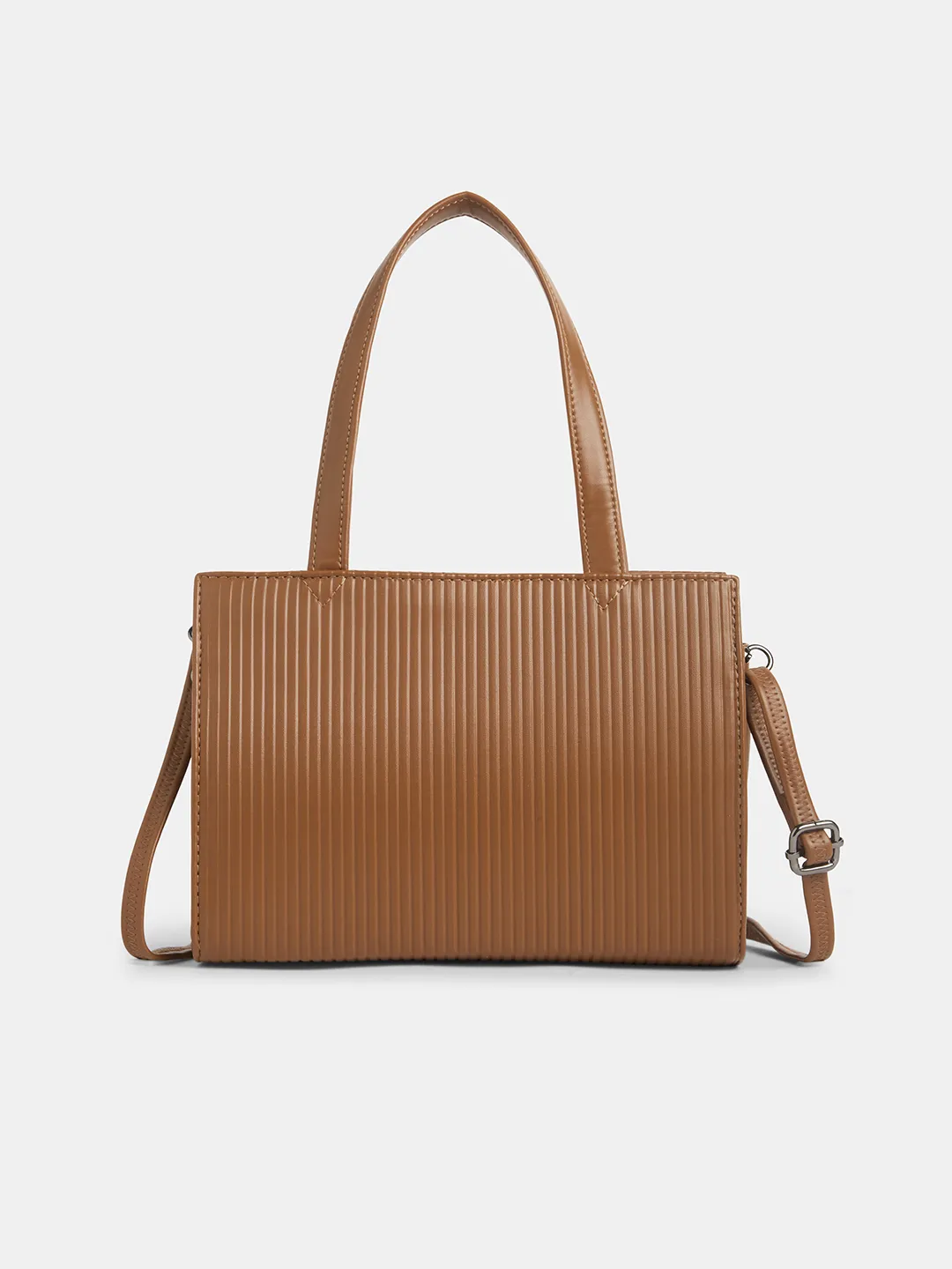 Caprese Blake Small Tan Satchel Bag - Image 5