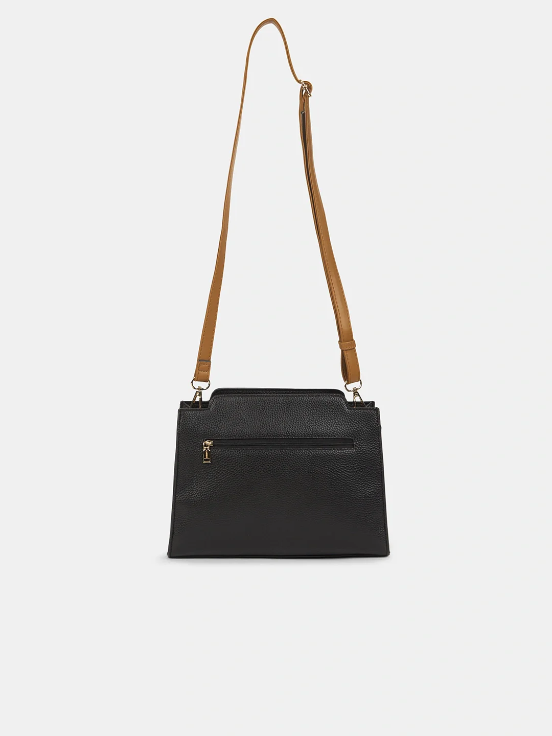 Caprese Blakely Medium Black Sling Bag - Image 5