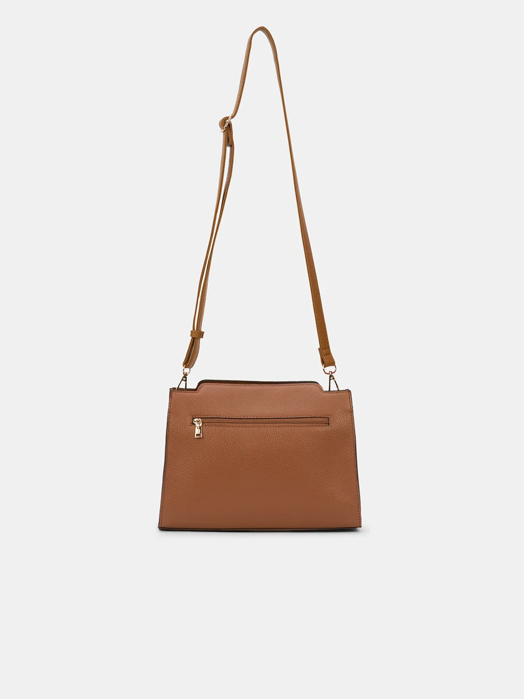 Caprese Blakely Medium Tan Sling Bag - Image 5