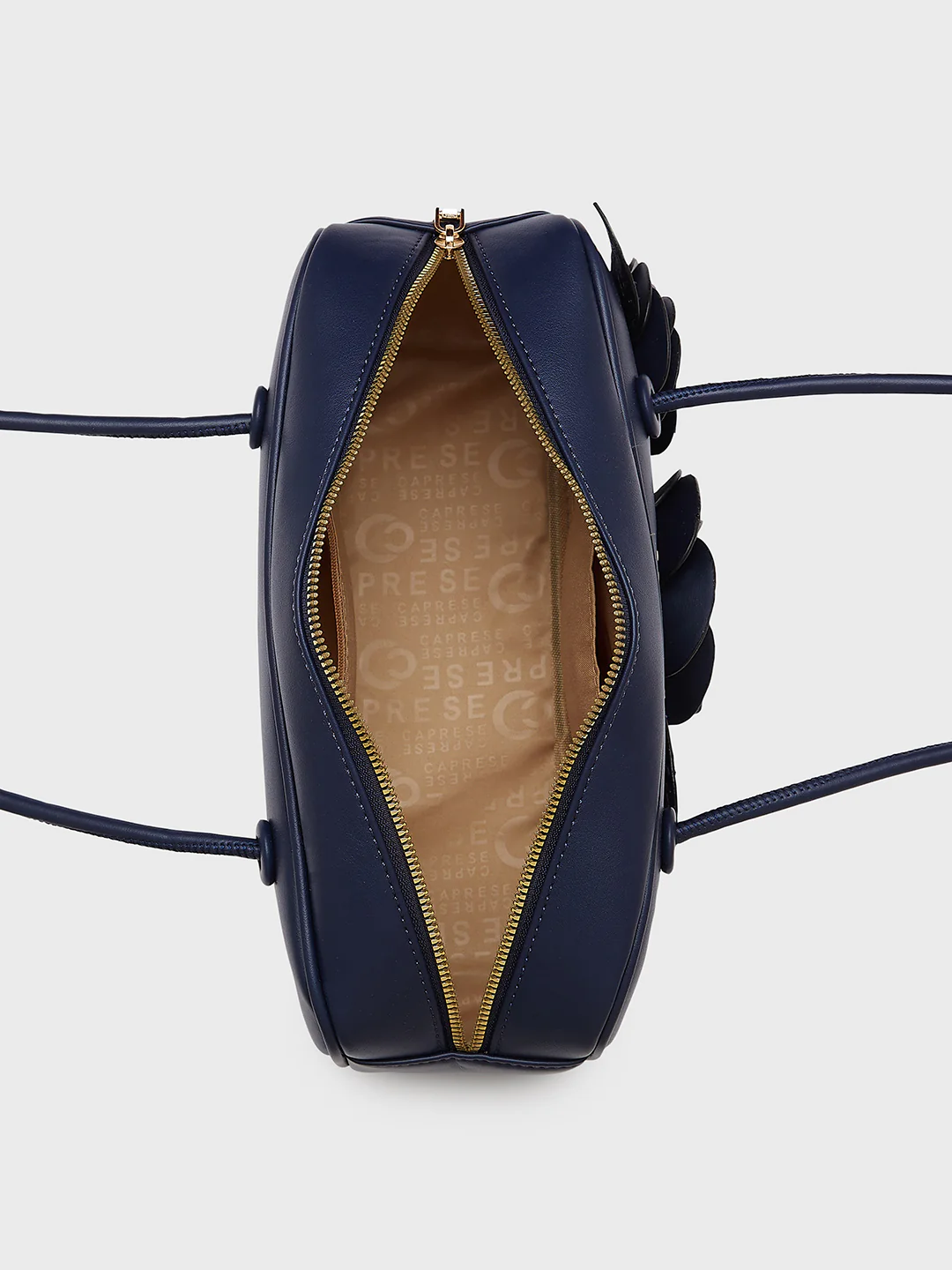 Caprese Bloom Medium Navy Baguette Bag - Image 7