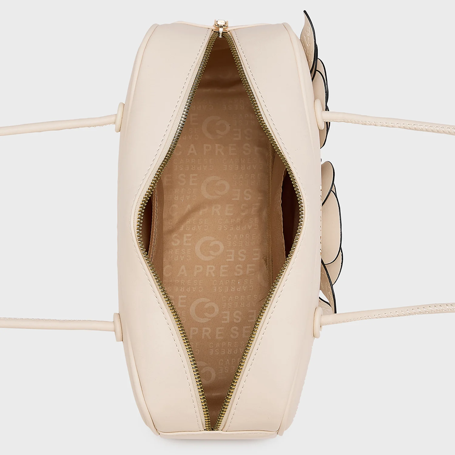 Caprese Bloom Medium Off White Baguette Bag - Image 7