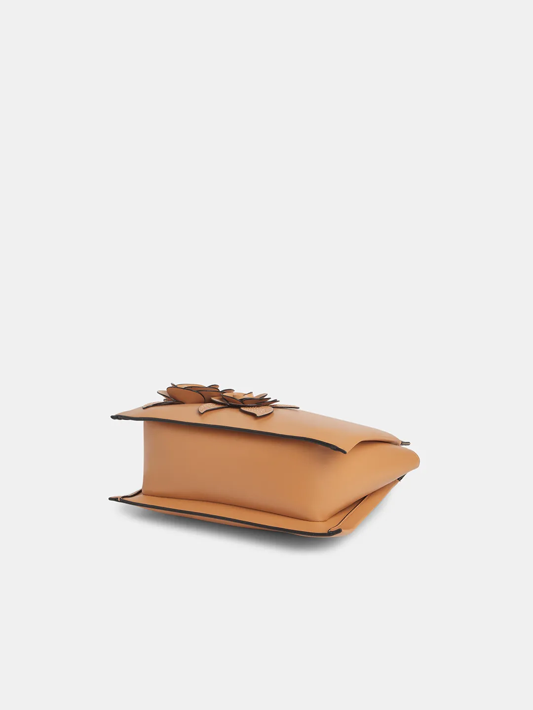 Caprese Bloom Medium Apricot Satchel Bag - Image 6