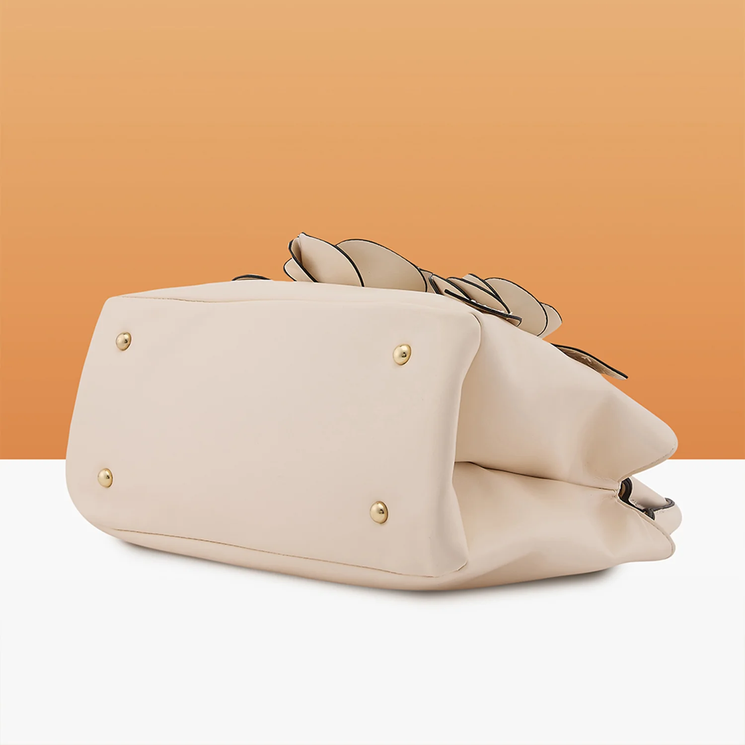 Caprese Bloom Small Off White Satchel Bag - Image 9