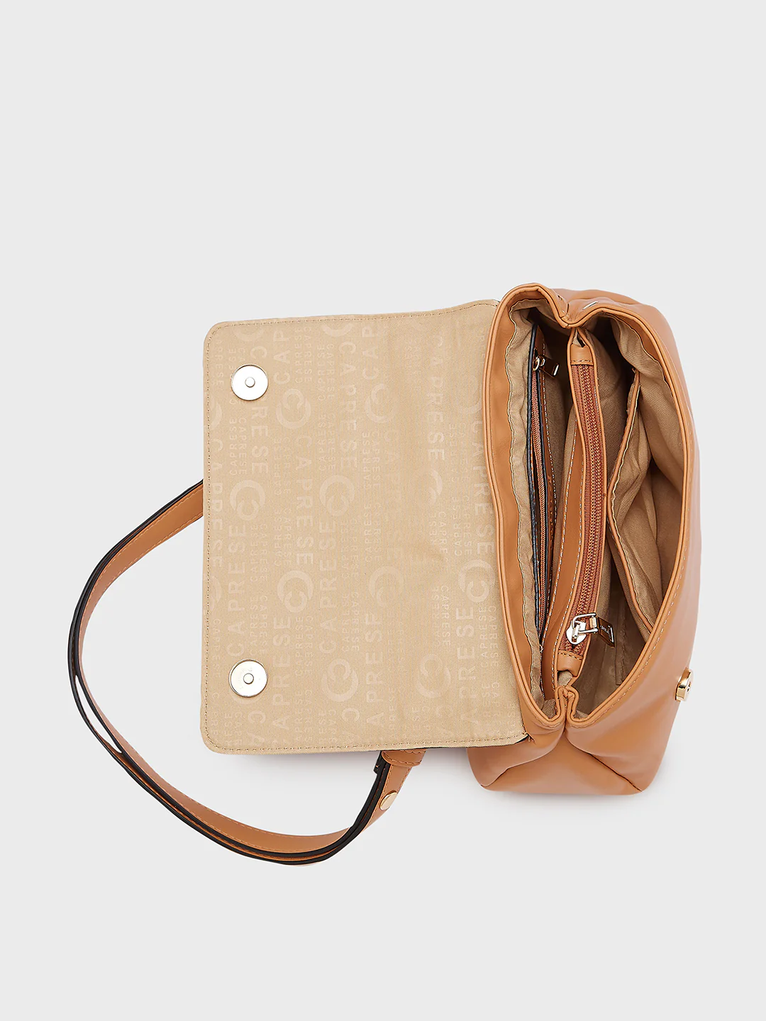 Caprese Bloom Medium Apricot Sling Bag - Image 8