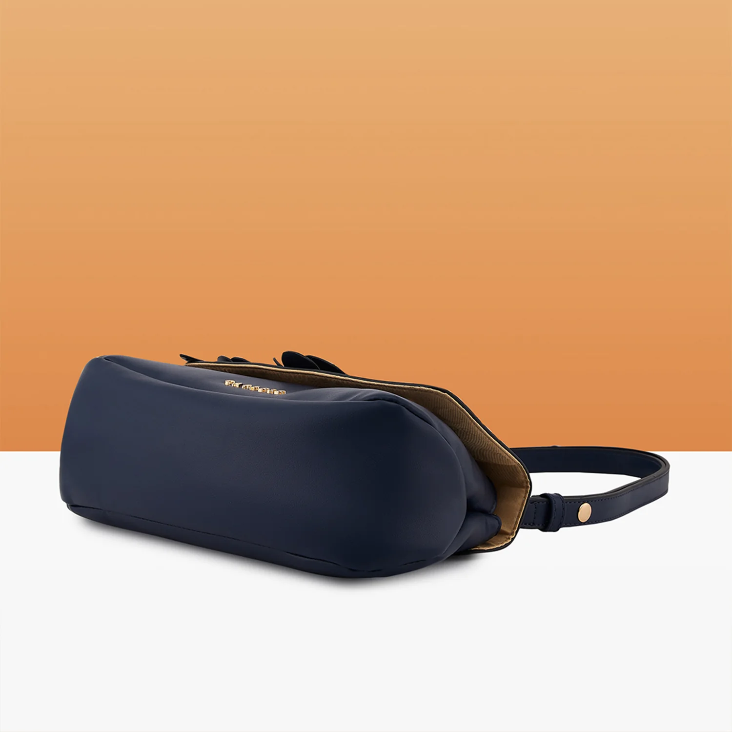 Caprese Bloom Medium Navy Sling Bag - Image 10