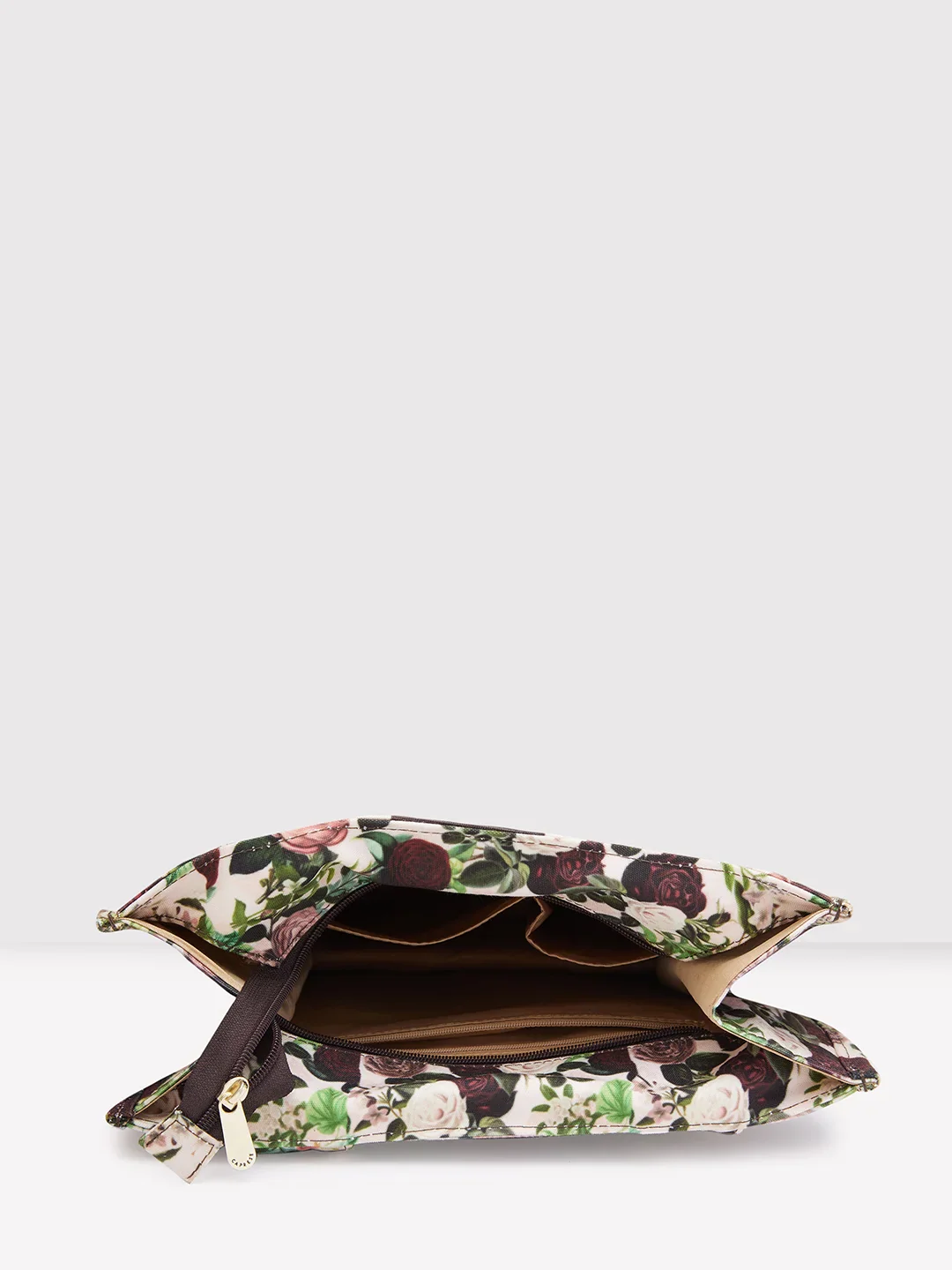 Caprese Blossom Large Burgundy Tote Bag - Image 12