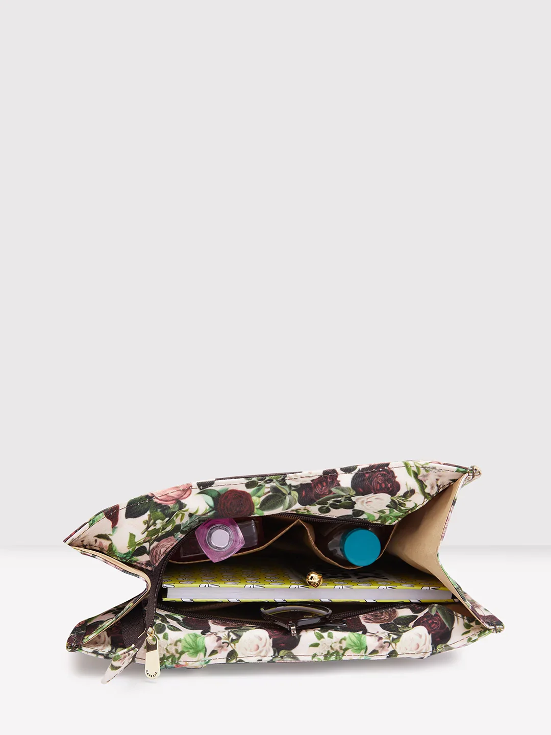 Caprese Blossom Large Burgundy Tote Bag - Image 9