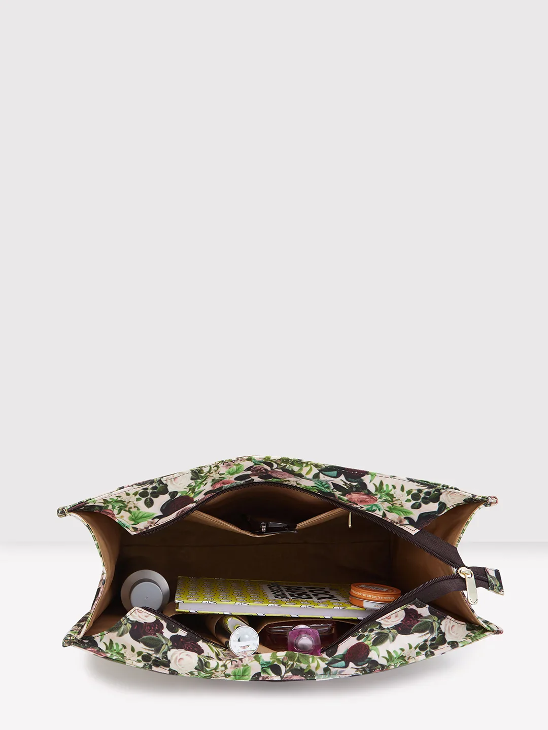 Caprese Blossom X Large Burgundy Tote Bag - Image 9