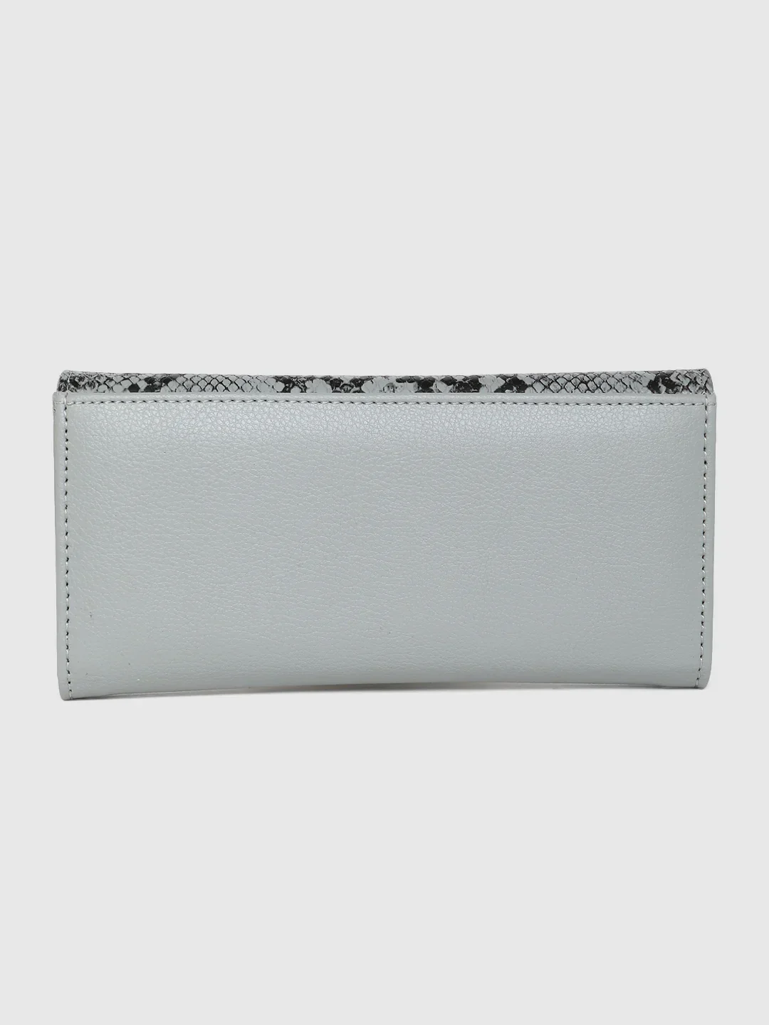 Caprese Bluma Large Grey Flapover Wallet - Image 4
