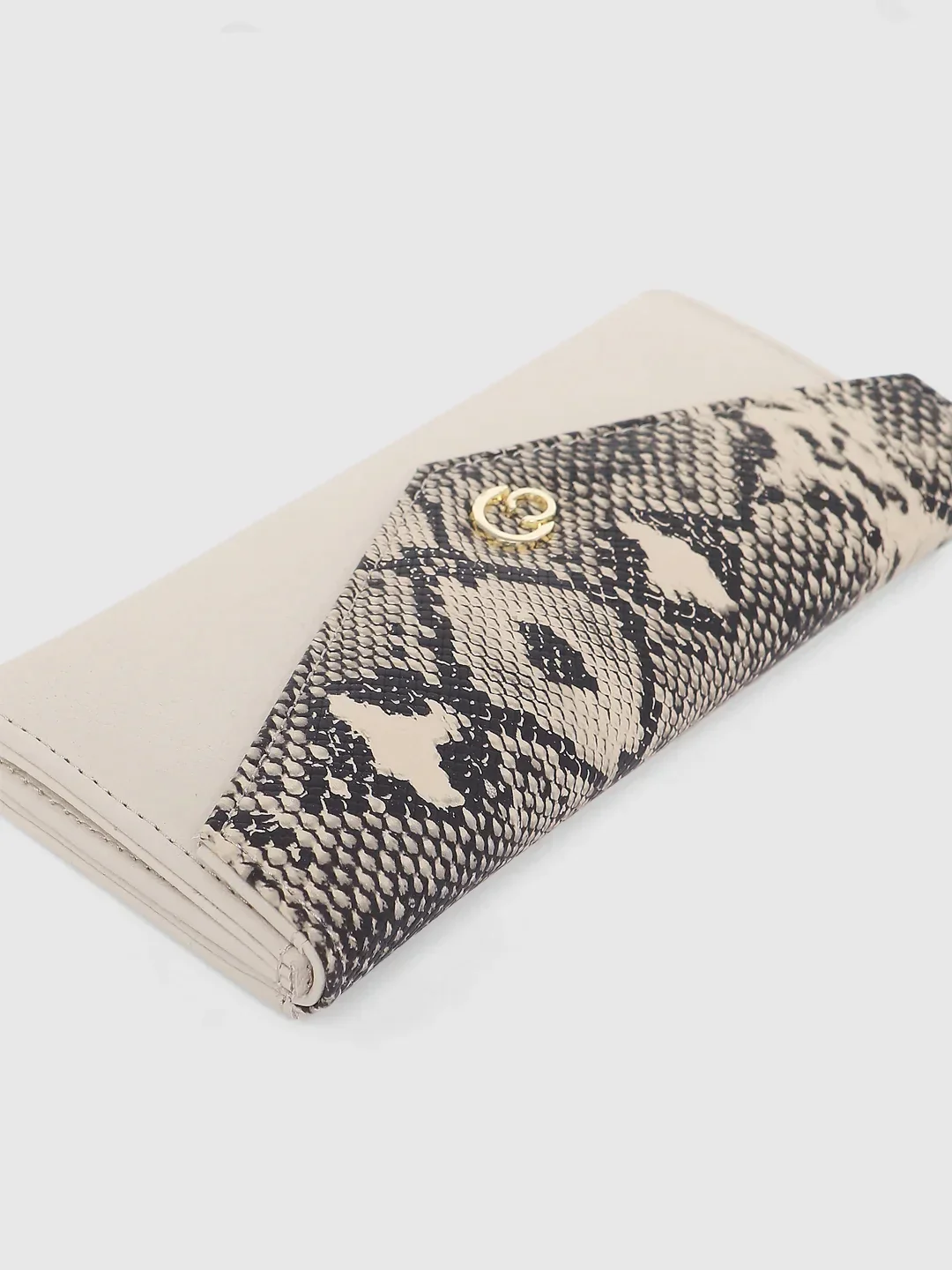 Caprese Bluma Large Beige Wallet - Image 13