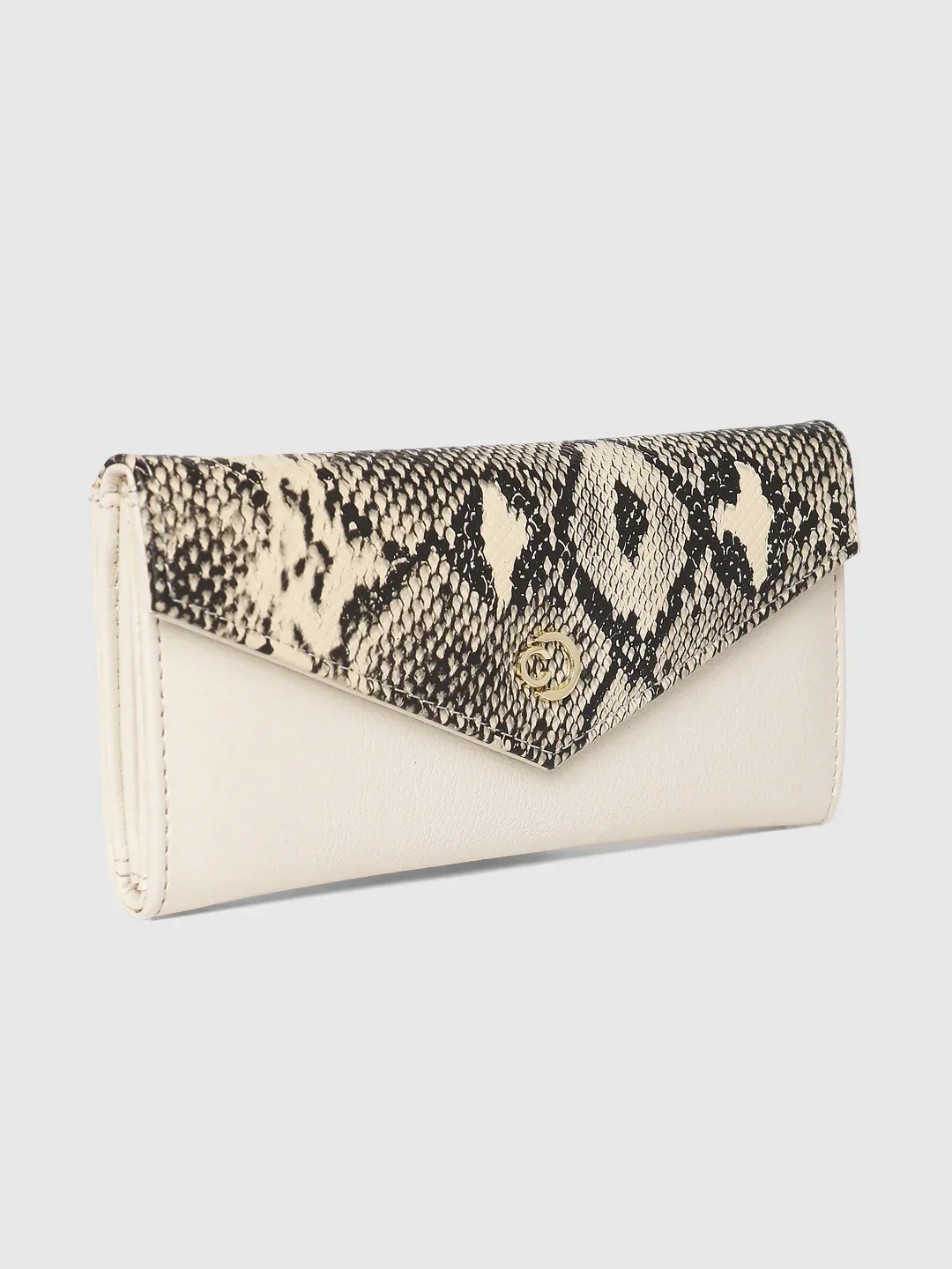 Caprese Bluma Large Beige Wallet - Image 6
