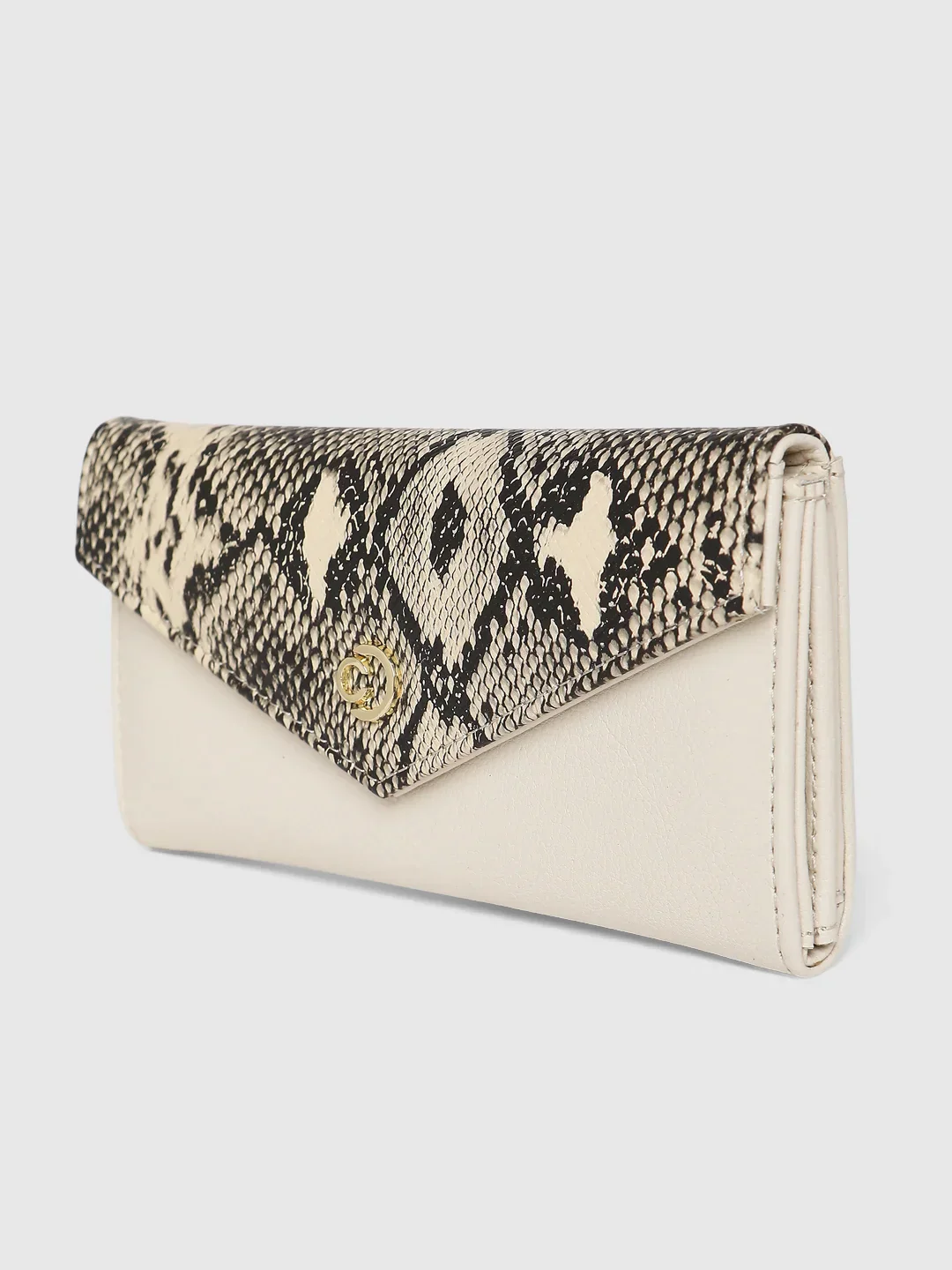 Caprese Bluma Large Beige Wallet - Image 7