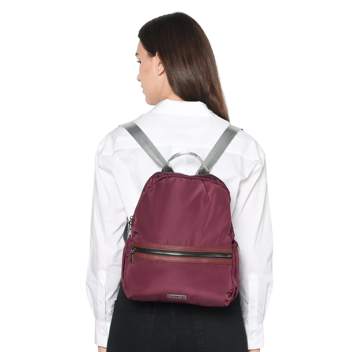 Caprese Blythe Medium Plum Backpack - Image 2