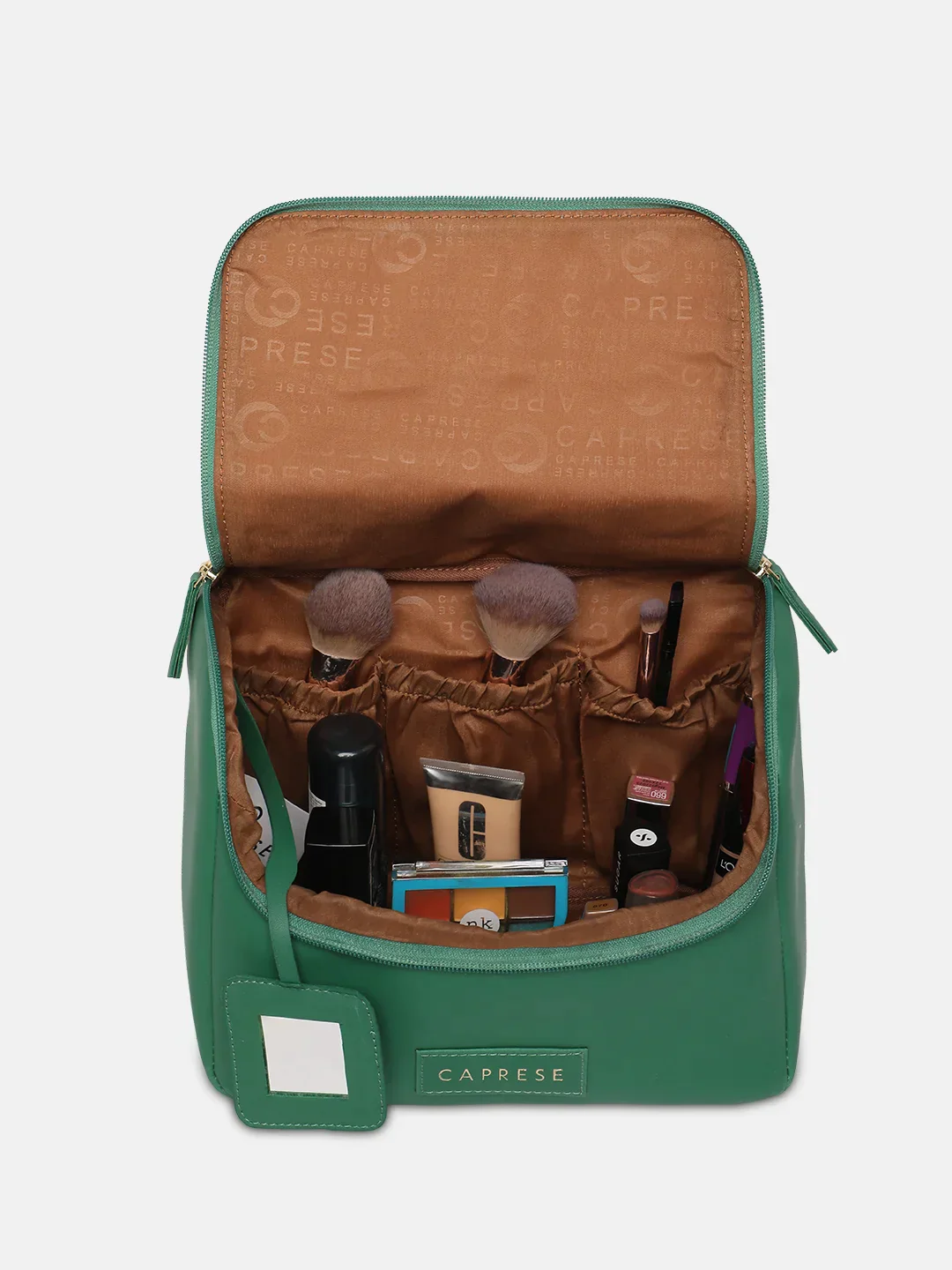 Caprese Bonita Medium Dark Green Vanity Case - Image 9