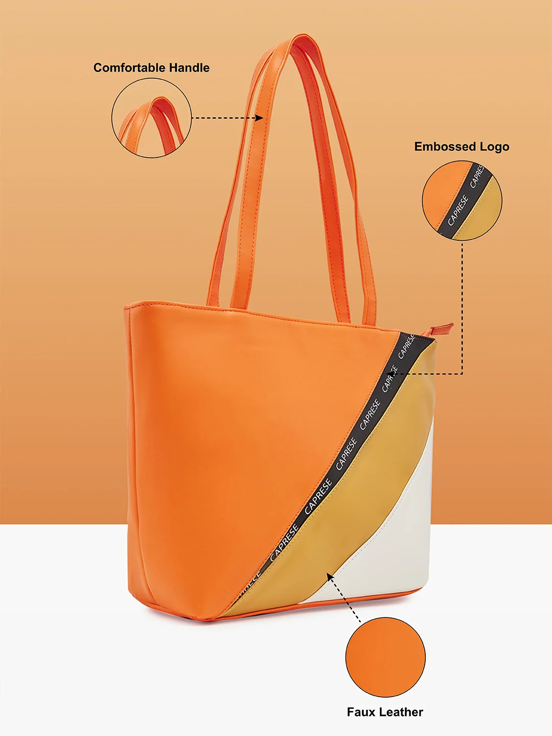 Caprese Bonnie Large Terra Tote Bag - Image 5