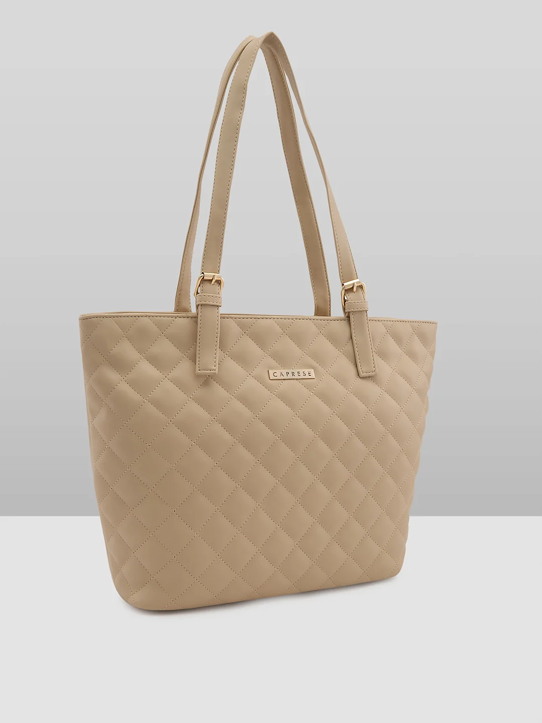 Caprese Bradley Medium Beige Tote Bag - Image 4