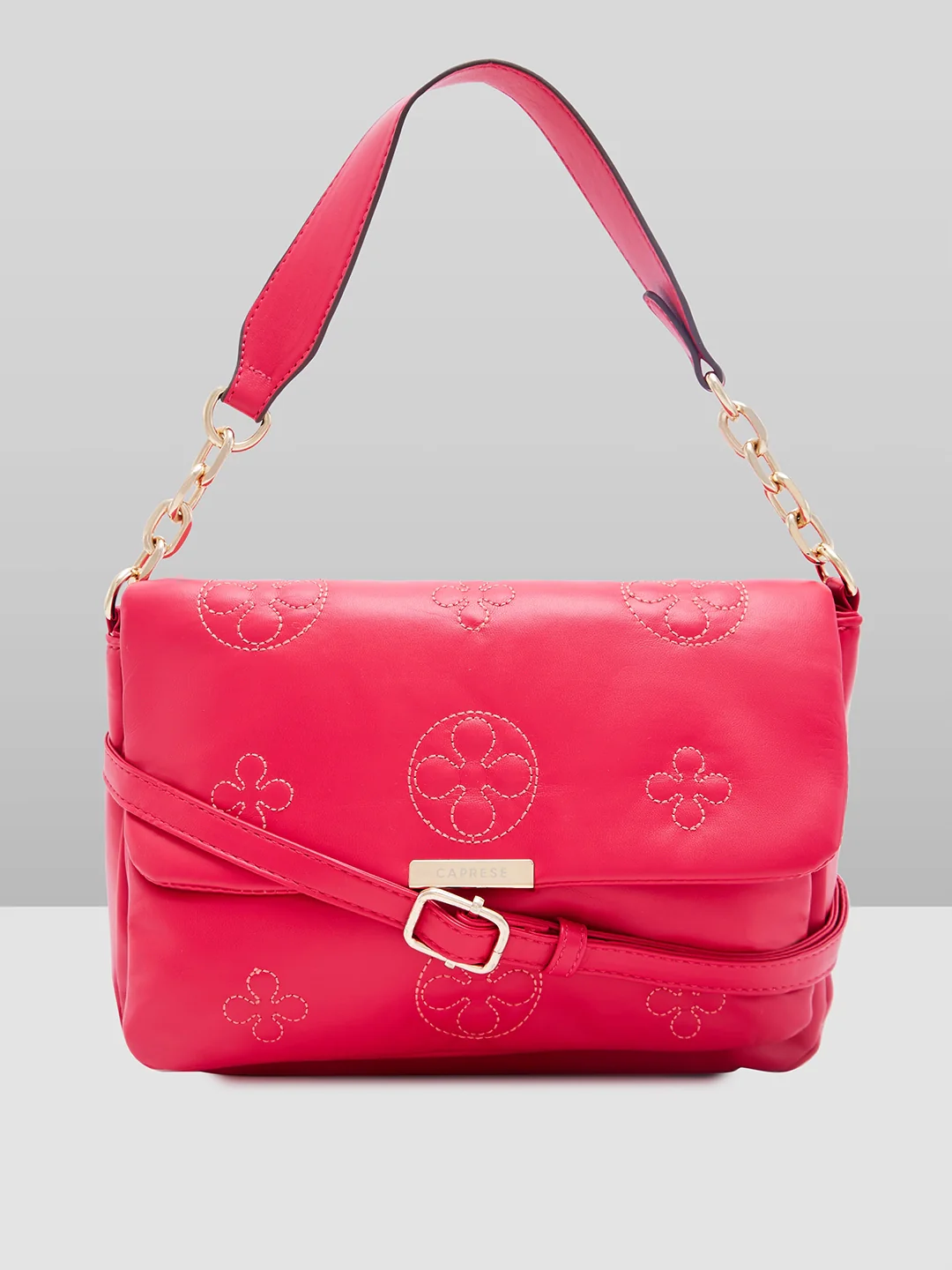 Caprese Briana Medium Fuchsia Sling Bag