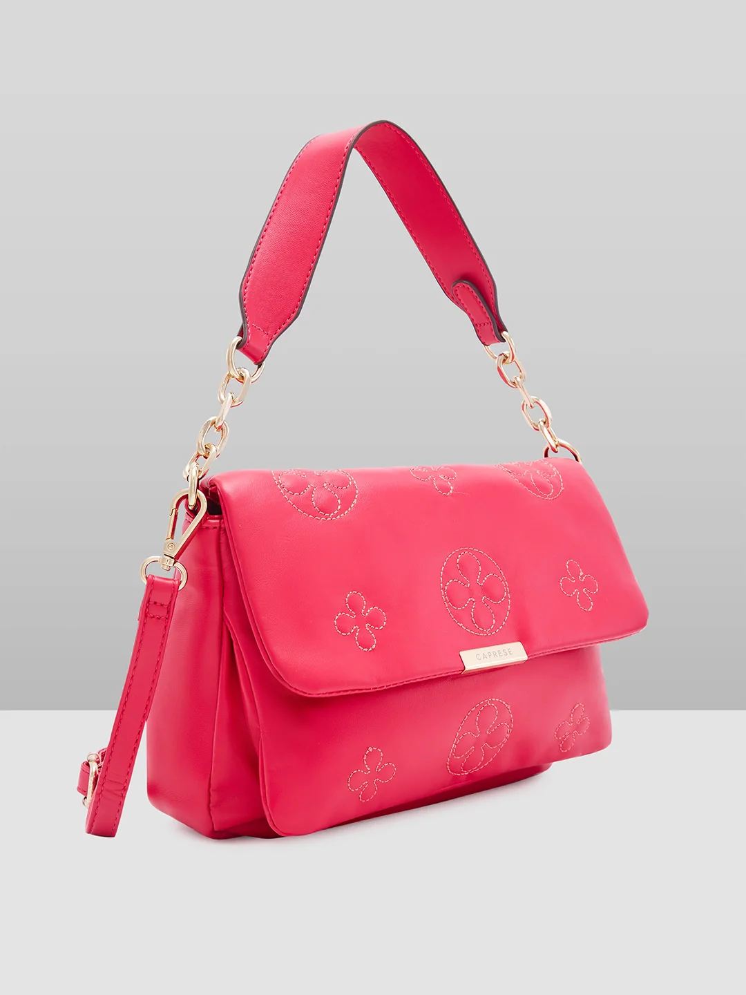 Caprese Briana Medium Fuchsia Sling Bag - Image 9
