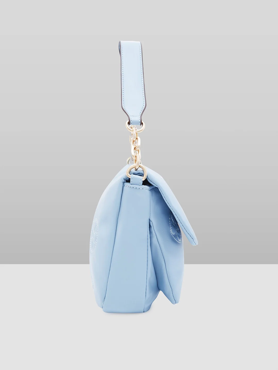 Caprese Briana Medium Powder Blue Sling Bag - Image 12